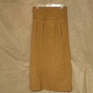 NWT Making The Cut Elegant Tan Women's Skirt